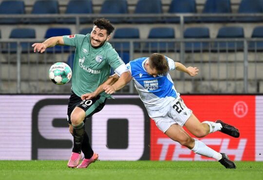Sead Kolasinac und Cedric Brunner
