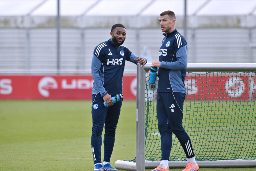 Moussa Sylla und Edin Dzeko