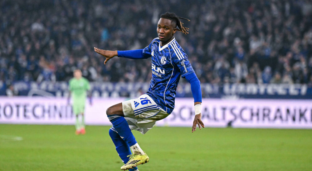 21.02.2026, Fussball, 2. Bundesliga, Saison 2025/2026, 23. Spieltag, FC Schalke 04 - 1. FC Magdeburg, Moussa Ndiaye FC Schalke 04 xRHR-FOTO/YYx *** 21 02 2026, Football, 2 Bundesliga, Season 2025 2026, Matchday 23, FC Schalke 04 1 FC Magdeburg, Moussa Ndiaye FC Schalke 04 xRHR PHOTO YYx Copyright: KROEGER/RHR-FOTOx RHR-FOTO/YY