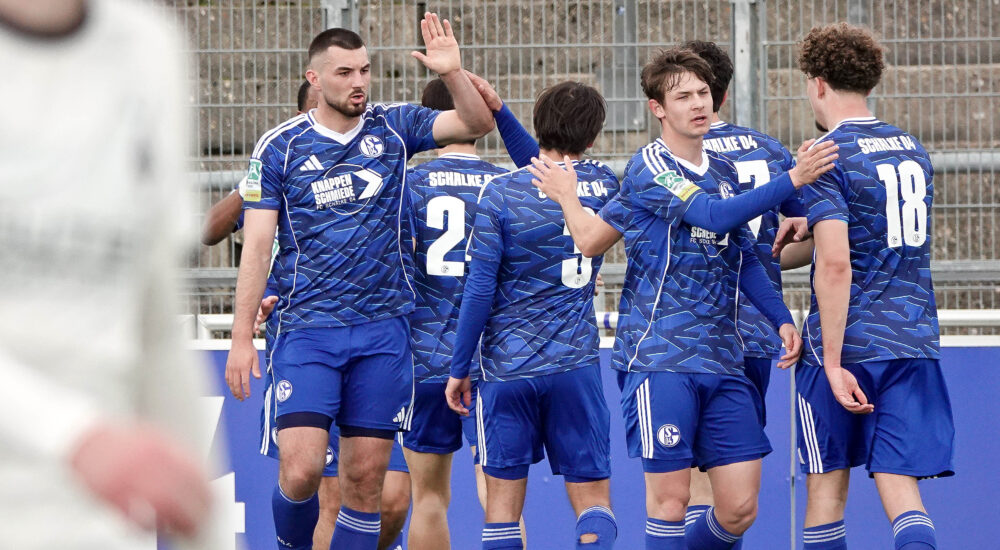 Fußball Regionalliga West Begegnung FC Schalke 04 U23 gegen Borussia Mönchengladbach U23