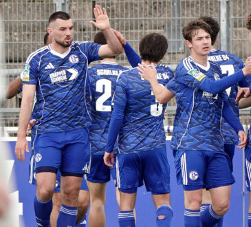 Fußball Regionalliga West Begegnung FC Schalke 04 U23 gegen Borussia Mönchengladbach U23