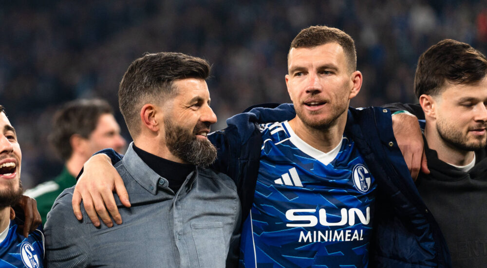 Miron Muslic und Edin Dzeko