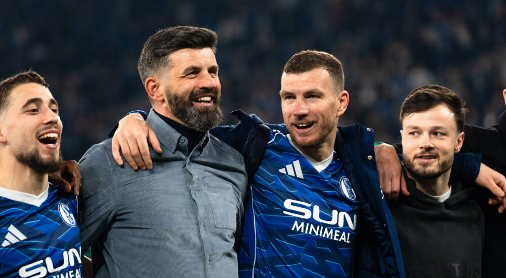 Miron Muslic und Edin Dzeko