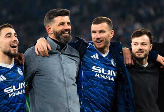 Miron Muslic und Edin Dzeko