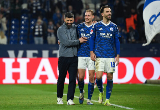 Miron Muslic, Timo Becker und Kenan Karaman
