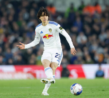 Leeds, England, 8th March 2026. Ao Tanaka of Leeds United passes the ball during the Leeds United vs Norwich City FA Cup match at Elland Road, Leeds. Picture credit should read: Cody Froggatt / Sportimage EDITORIAL USE ONLY. No use with unauthorised audio, video, data, fixture lists, club/league logos or live services. Online in-match use limited to 120 images, no video emulation. No use in betting, games or single club/league/player publications. SPI_098_CF_LEEDS_V_NORWICH SPI-4593-0098
