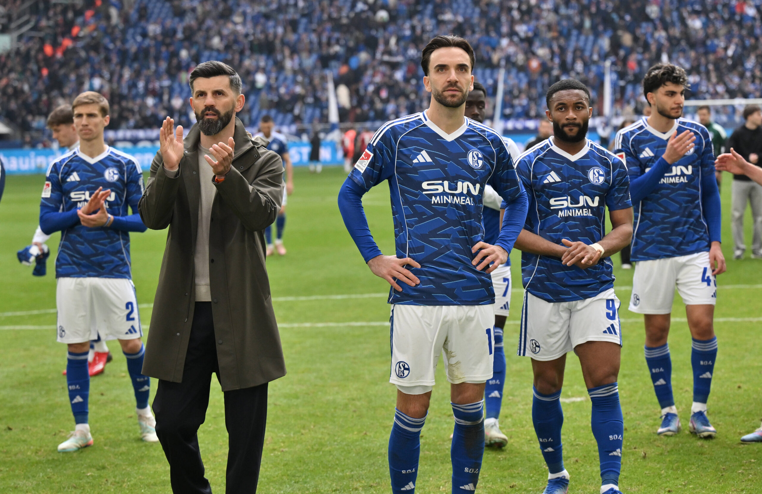 Miron Muslic, Kenan Karaman, Moussa Sylla und Mertcan Ayhan