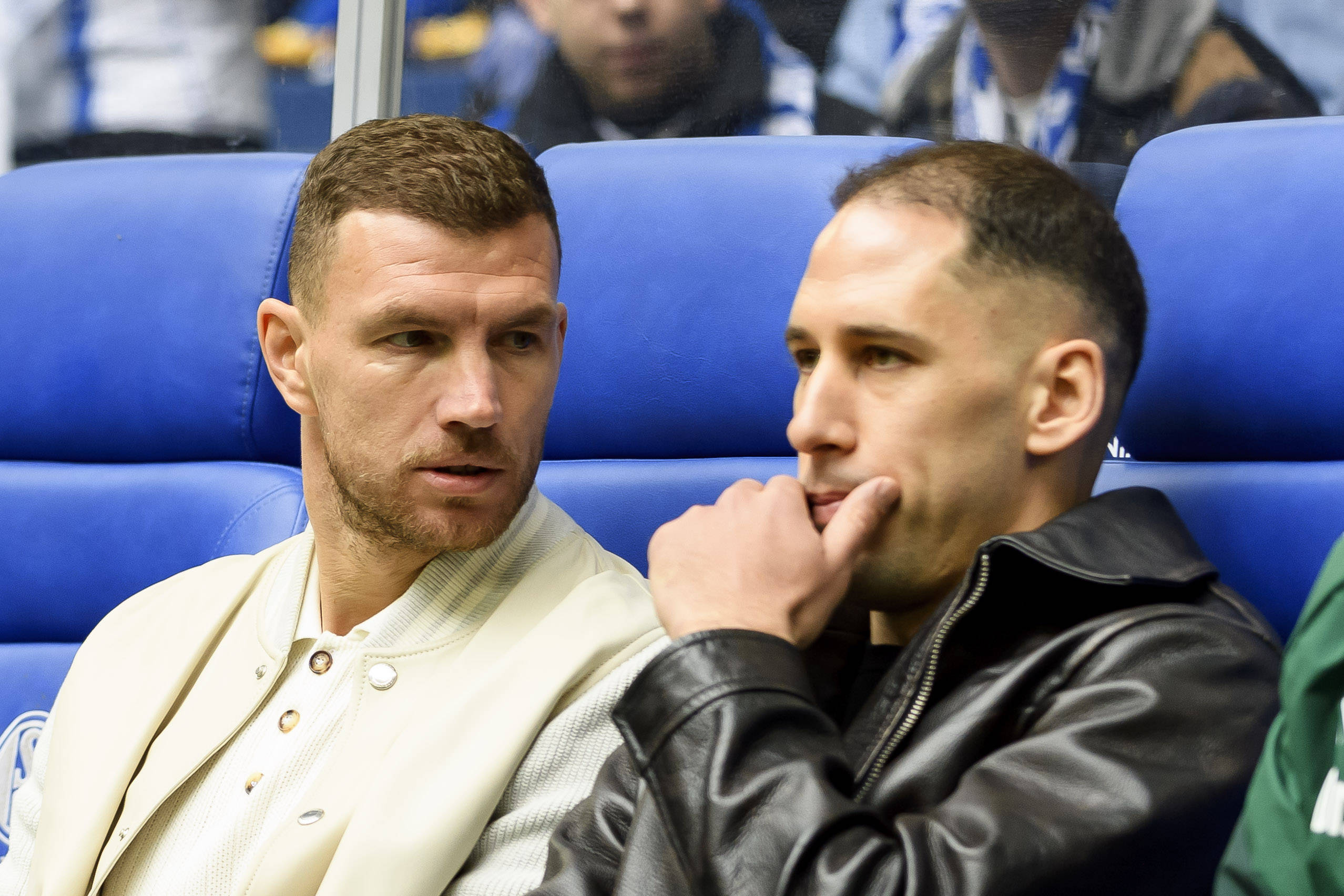 Edin Dzeko und Nikola Katic