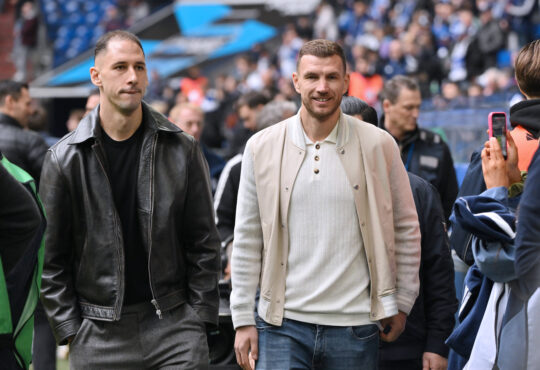 Nikola Katic und Edin Dzeko