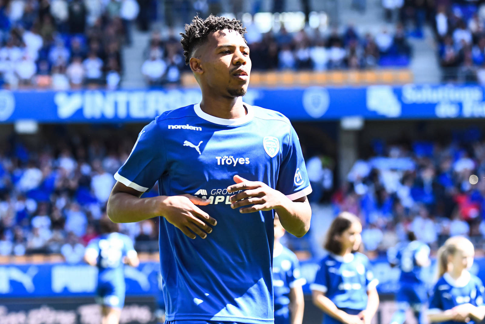 FOOTBALL : ESTAC Troyes vs US Boulogne - Ligue 2 - Journ√ e 31 - 18/04/2026 Tawfik Bentayeb ESTAC Troyes TroyesFrance PUBLICATIONxNOTxINxFRAxBEL Copyright: xBaptistexAutissierx