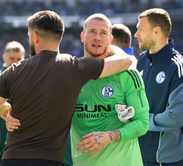 Miron Muslic und Loris Karius
