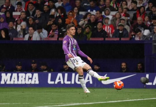 Spain - Atletico de Madrid vs Real Valladolid CF - 14/04/2025 SPAIN, MADRID, APRIL 14. Chuki of Valladolid during the La Liga EA Sports football match between Atletico de Madrid and Real Valladolid CF, on April 14, 2025, at Civitas Metropolitano in Madrid, Spain. Photo by Manuel Blondeau/ AOP.Press Madrid Civitas Metropolitano Spain Copyright: x ManuelxBlondeau/AOP.Pressx AOP20250414 0062