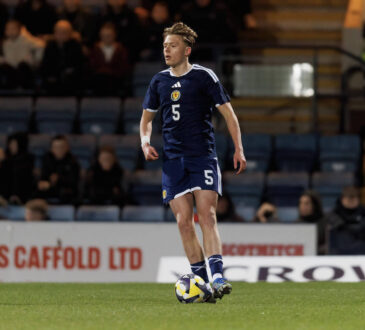 RECORD DATE NOT STATED 27th March 2026 Dens Park, Dundee, Scotland Under 21 Euro Qualifiers International Football, Scotland versus Czechia Luke Graham of Scotland under 21s on the ball DsvidxYoung