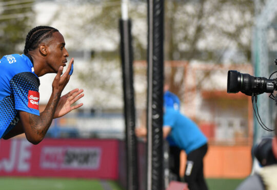 SuperSport HNL, round 29: NK Varazdin v NK Slaven Belupo Iuri Tavares of Varazdin during the SuperSport HNL 2025./2026. round 29 match between NK Varazdin and NK Slaven Belupo at Varteks Stadium in Varazdin, Croatia on April 12, 2026. PUBLICATIONxNOTxINxFRAxCROxBIHxSRBxMNExSLO VjeranxZganecxRogulja/PIXSELL