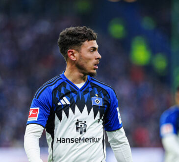 William Mikelbrencis Hamburger SV, 02 GER, Hamburger SV vs. TSG 1899 Hoffenheim, Fussball, 1. Bundesliga, Spieltag 31, Saison 2025/2026, 25.04.2026 DFL REGULATIONS PROHIBIT ANY USE OF PHOTOGRAPHS AS IMAGE SEQUENCES AND/OR QUASI-VIDEO GER, Hamburger SV vs. TSG 1899 Hoffenheim, Fussball, 1. Bundesliga, Spieltag 31, Saison 2025/2026, 25.04.2026 Hamburg *** William Mikelbrencis Hamburger SV, 02 GER, Hamburger SV vs TSG 1899 Hoffenheim, Football, 1 Bundesliga, Matchday 31, Season 2025 2026, 25 04 2026 DFL REGULATIONS PROHIBIT ANY USE OF PHOTOGRAPHS AS IMAGE SEQUENCES AND OR QUASI VIDEO GER, Hamburger SV vs TSG 1899 Hoffenheim, Football, 1 Bundesliga, Matchday 31, Season 2025 2026, 25 04 2026 Hamburg Copyright: xEibner-Pressefoto/MarcelxvonxFehrnx EP_MFN