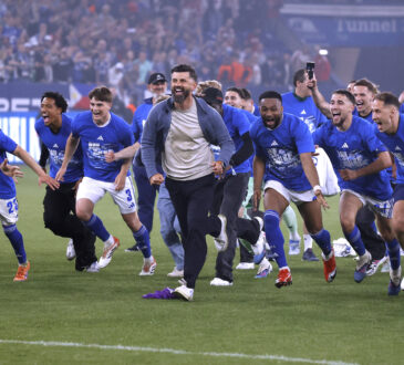 FC Schalke 04 jubelt nach dem Aufstieg in die 1.Bundesliga