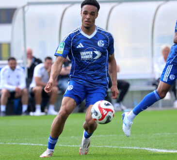 U23 Fußball Regionaliga Spiel zwischen FC Schalke 04 und 1. FC Bocholt im Parkstadion in Gelsenkirchen