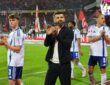 Dylan Leonard, Miron Muslic und Timo Becker