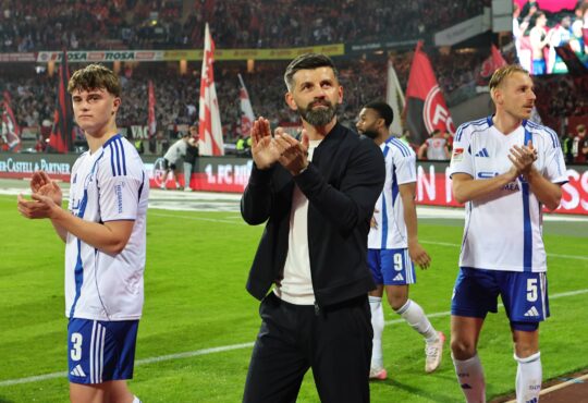 Dylan Leonard, Miron Muslic und Timo Becker