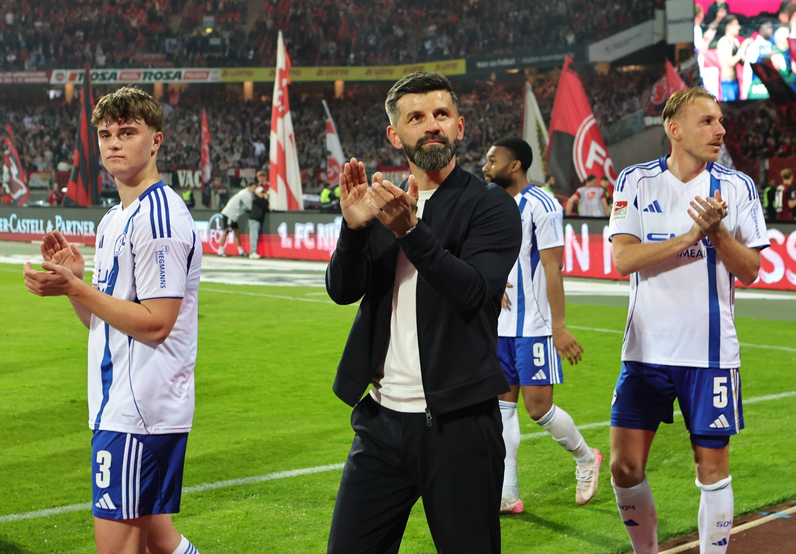 Dylan Leonard, Miron Muslic und Timo Becker