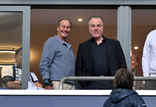 Huub Stevens und Clemens Tönnies