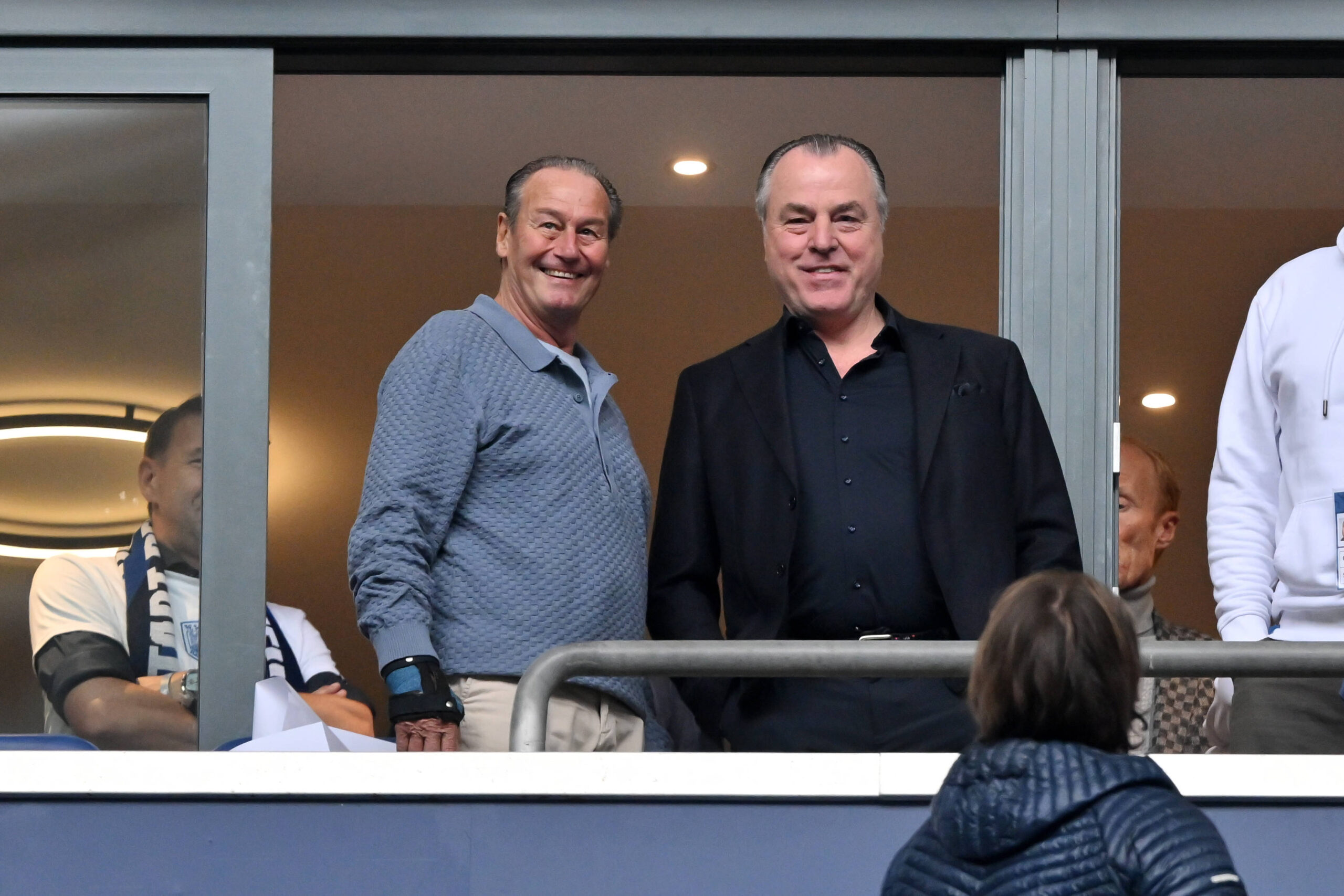 Huub Stevens und Clemens Tönnies