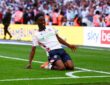 Amario Cozier-Duberry of Bolton Wanderers celebrates the own goal by Kyle Wootton of Stockport County to make it 2-1 Bolton Wanderers v Stockport County, EFL Sky Bet League One, Play-Off Final, Football, Wembley Stadium, London, UK - 24 May 2026London Wembley Stadium United Kingdom EDITORIAL USE ONLY No use with unauthorised audio, video, data, fixture lists, club/league logos or live services. Online in-match use limited to 120 images, no video emulation. No use in betting, games or single club/league/player publications. PUBLICATIONxINxGERxSUIxAUTxHUNxGRExMLTxCYPxROUxBULxUAExKSAxCHNxDENxINDxITAxPORxESPxSWExTURxMEXxCOLxVENxPERxECUxBRAxARGxCHIxURUxPARxPANxONLY Copyright: xPaulxCurrie/Shutterstockx 16889803ds