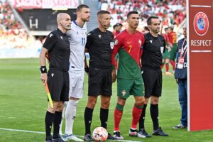 Edin Dzeko und Cristiano Ronaldo