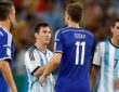 Edin Dzeko und Lionel Messi