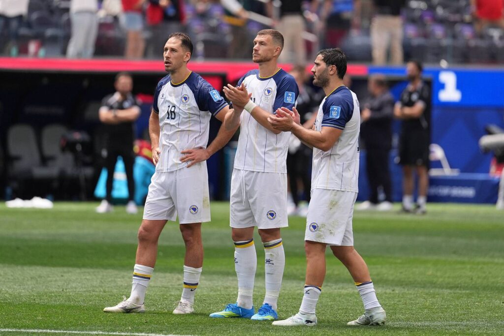 Nikola Katic, Edin Dzeko & Sead Kolasinac