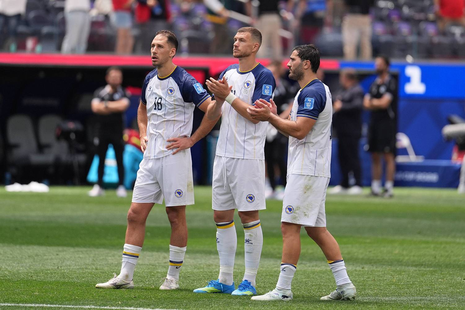 Nikola Katic, Edin Dzeko & Sead Kolasinac