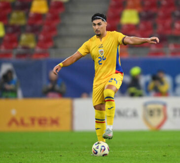 Romania v Moldova - Friendly Match Lisav Naif Eissat of Romania is in action during the friendly match between Romania and Moldova at National Arena Bucharest in Bucharest, Romania, on October 9, 2025. Bucharest Romania PUBLICATIONxNOTxINxFRA Copyright: xAlexxNicodimx originalFilename:nicodim-romaniav251009_npC8P.jpg