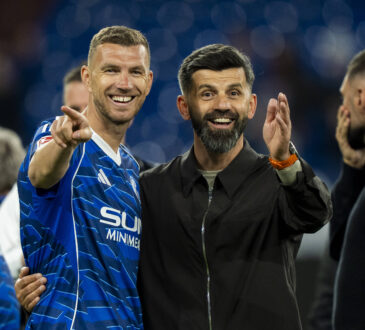 Edin Dzeko und Miron Muslic