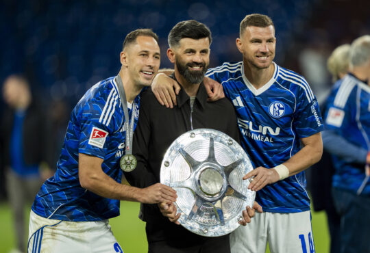 Nikola Katic, Miron Muslic und Edin Dzeko