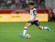 Schweiz: Super League 2025 - 2026, FC Thun vs FC Lugano - Stockhorn Arena, Thun: Yanis Cimignani 21 FC Lugano *** Switzerland Super League 2025 2026, FC Thun vs FC Lugano Stockhorn Arena, Thun Yanis Cimignani 21 FC Lugano Copyright: xKjetilxWaberx