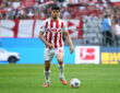 Fussball, Bundesliga, Deutschland, Herren, Saison 2025/2026, 33. Spieltag, Rhein Energie Stadion Kˆln, 1. FC Kˆln - FC Heidenheim 1:3 Cenk ÷zkacar KOE. Aktion, Einzelbild. *** Football, Bundesliga, Germany, Men, Season 2025 2026, 33 Matchday, Rhein Energie Stadion Kˆln, 1 FC Kˆln FC Heidenheim 1 3 Cenk ÷zkacar KOE Action, Single Image