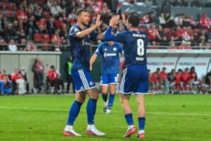 Edin Dzeko und Robin Gosens