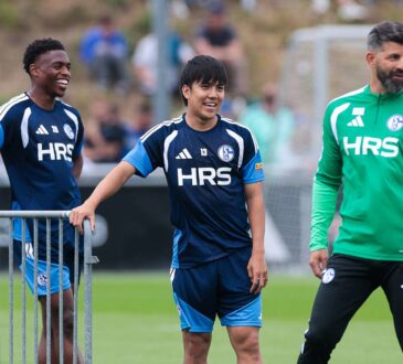 Junior Adamu, Satoshi Tanaka und Miron Muslic