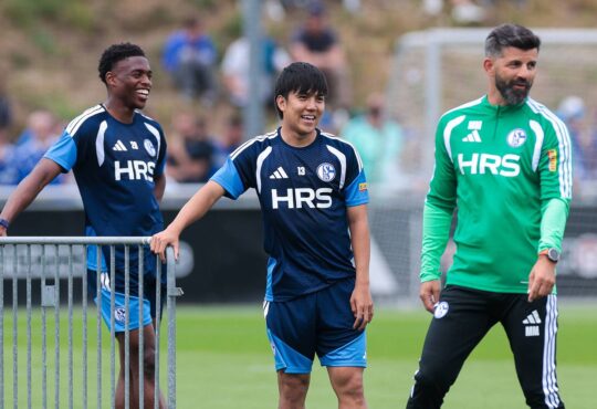 Junior Adamu, Satoshi Tanaka und Miron Muslic