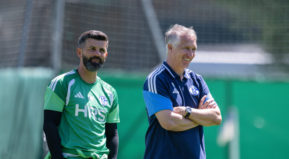 Miron Muslic und Frank Baumann