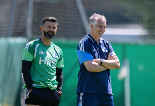 Miron Muslic und Frank Baumann