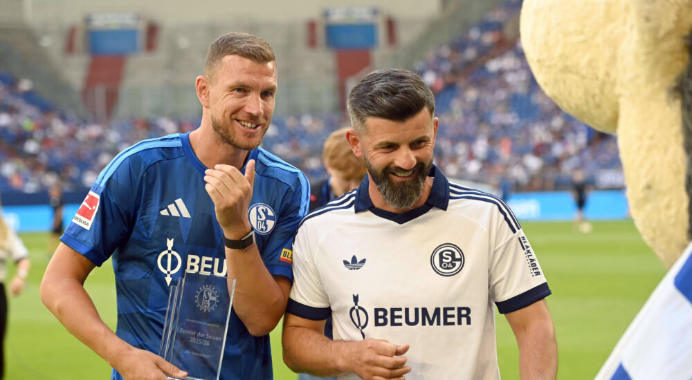 Edin Dzeko und Miron Muslic