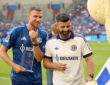 Edin Dzeko und Miron Muslic