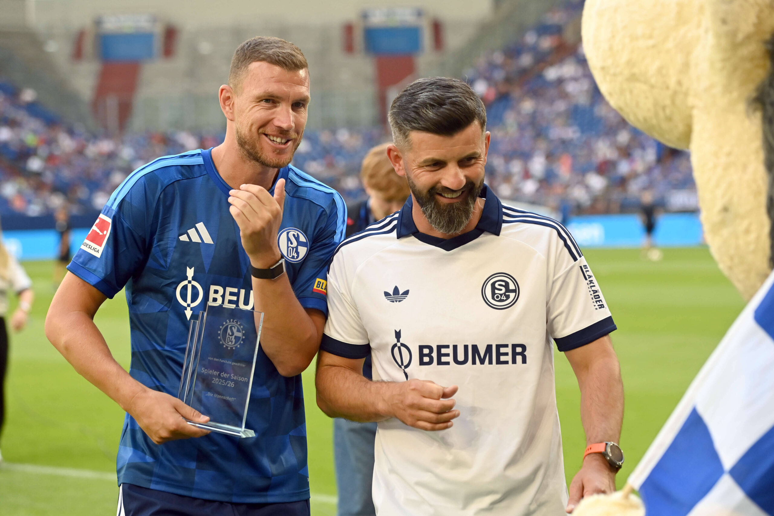 Edin Dzeko und Miron Muslic