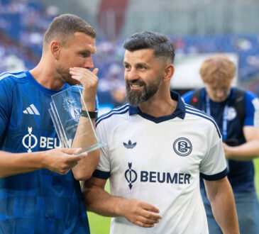 Edin Dzeko und Miron Muslic