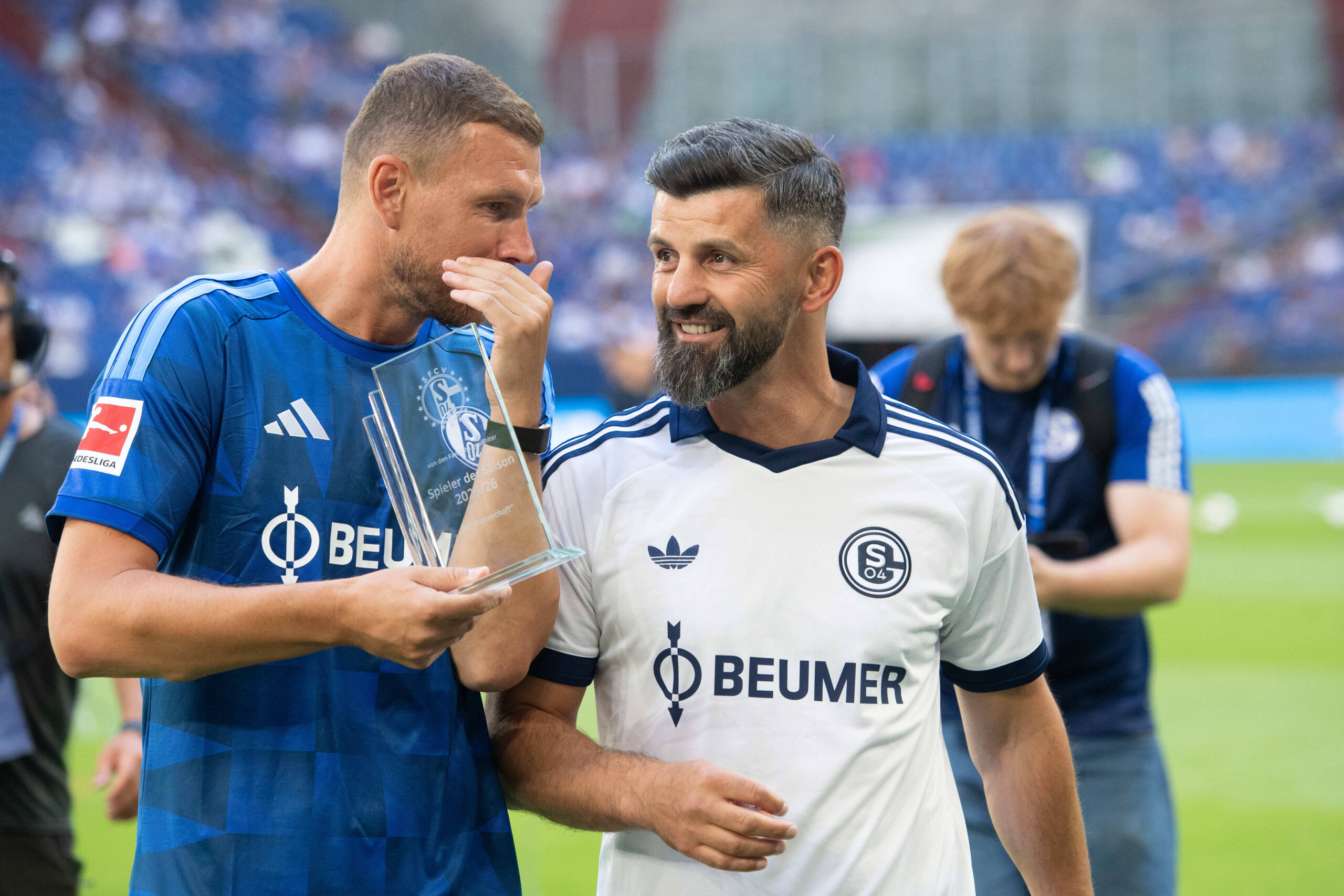 Edin Dzeko und Miron Muslic