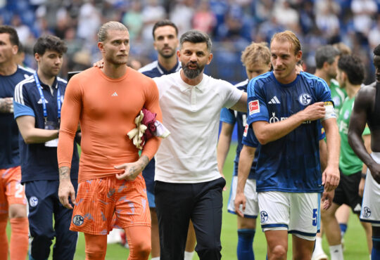 Loris Karius, Miron Muslic und Timo Becker