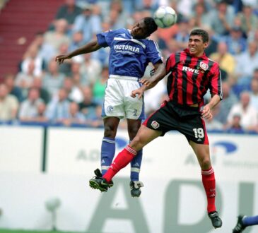 Emile Mpenza, erstes Spiel in der Arena Auf Schalke