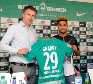 Frank Baumann und Serge Gnabry