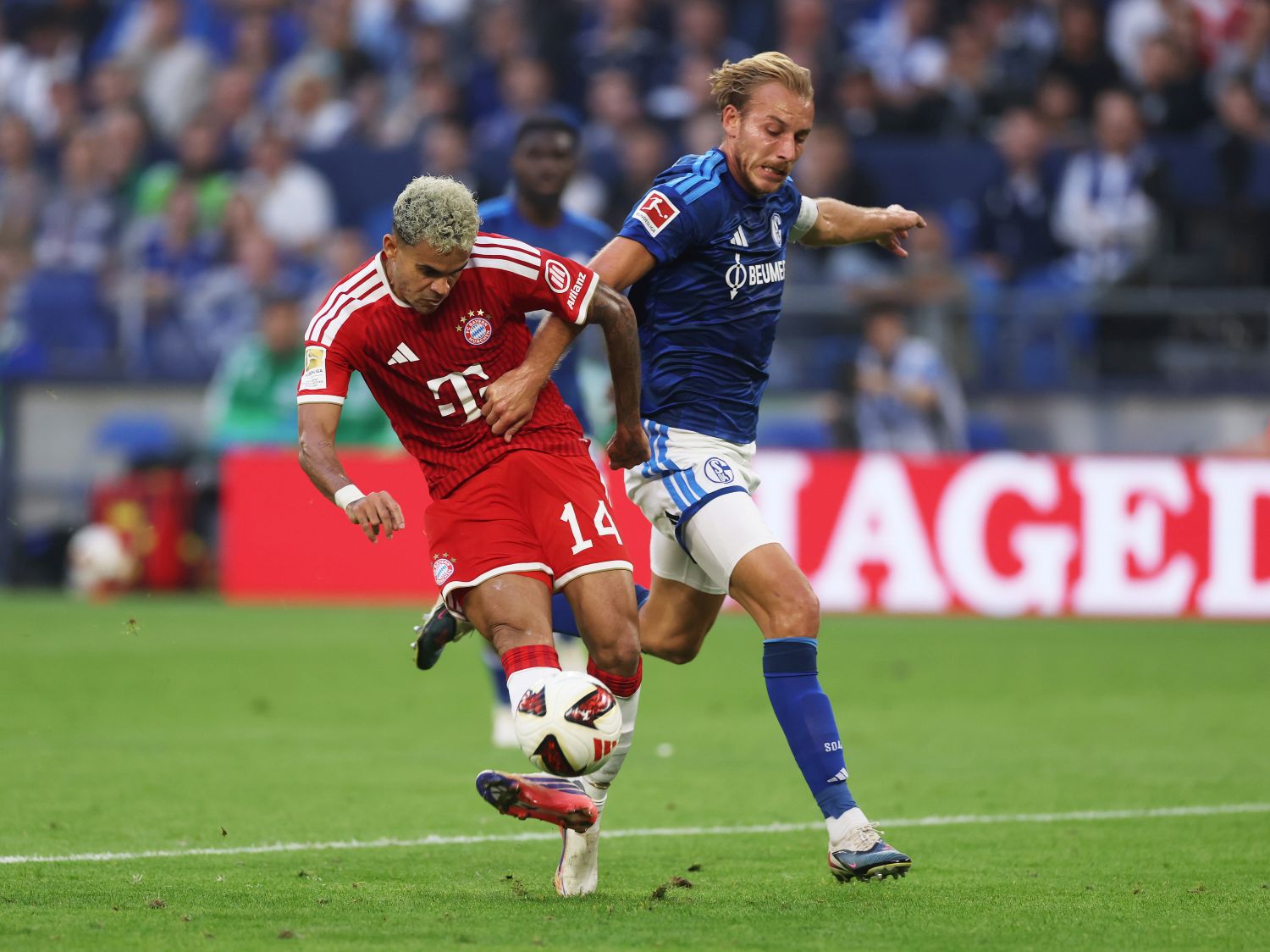 Timo Becker und Luis Diaz